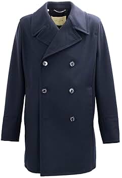 【美品】MACKINTOSH ダブルPコート　ロングコート　ネイビー 美品✨】マッキントッシュロンドン Pコート ダブル ウール100% M